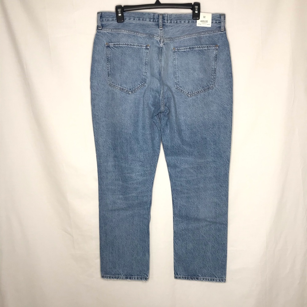🥂SOLD AGOLDE Riley High Rise Crop Jeans in BLUR - Picture 14 of 16